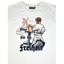 Футболка Übermensch «Alles für die Freiheit» экрю