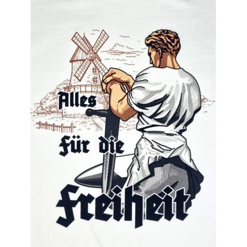 Футболка Übermensch «Alles für die Freiheit» экрю