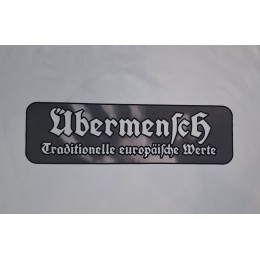 Футболка Übermensch "Alte Werte, Neues Leben" белая