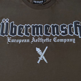 Футболка Übermensch “Aesthetic Company 3D” хаки