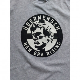 Футболка Übermensch “Ring Logo” grey melange
